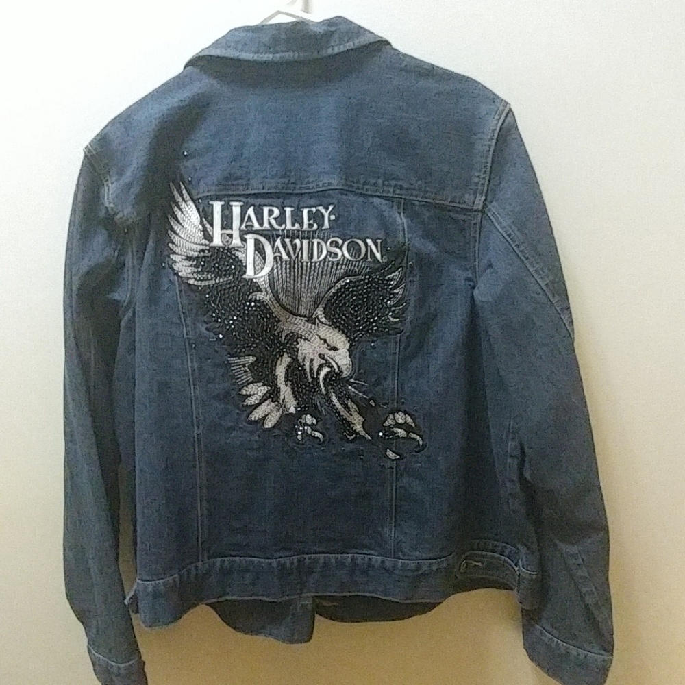 Ladies Harley Davidson denim jacket